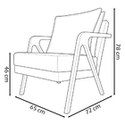 Poltrona Shine Decorativa Reforçada Para Sala Escritório Rece