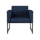 Poltrona Silvana Azul Marinho