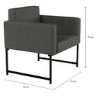 Poltrona Silvana Grafite