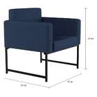 Poltrona Simone Azul Marinho