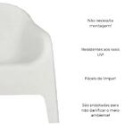 Poltrona Skarpo Jardim Branca