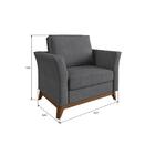 Poltrona Sofá 1 Lugar Vinkel Casa Das Pedras