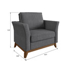 Poltrona Sofá 1 Lugar Vinkel Casa Das Pedras