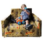 Poltrona Sofa Dois Lugares Infantil Dino Reforçada Quarto Sal