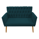 Poltrona Sofa Namoradeira  Suede Sala De Estar Promoção Relâm