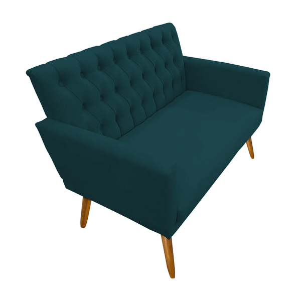 Poltrona Sofa Namoradeira  Suede Sala De Estar Promoção Relâm