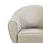 Poltrona Sofia Com Pé Estrela Bege