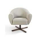 Poltrona Sofia Com Pé Estrela Bege