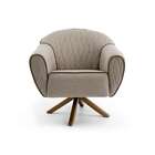 Poltrona Sofia Tressê Cinza Claro