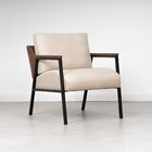 Poltrona Soho Cabecasa Madeiraoriginals Bege/marrom