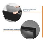 Poltrona Soho Cabecasa Madeiraoriginals Cinza/preto