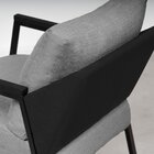 Poltrona Soho Cabecasa Madeiraoriginals Cinza/preto