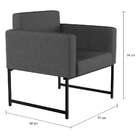 Poltrona Sônia Cinza