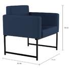 Poltrona Sophie Azul Marinho