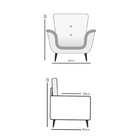 Poltrona Stella  Bege