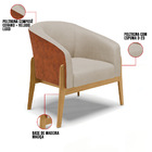 Poltrona Stella Corano Nozes Com Veludo Luxo Prata A130 Base