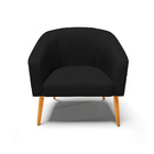 Poltrona Stella Veludo Luxo Pés Palito Castanho - D'rossi - A