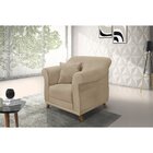 Poltrona Suede Arras Dourado