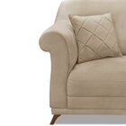 Poltrona Suede Arras Dourado