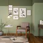 Poltrona Suzano Poliéster Cinza E Amêndoa