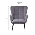 Poltrona Talita Cinza