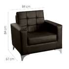 Poltrona Thainá Marrom