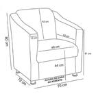 Poltrona Tilla Amarelo