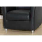 Poltrona Tilla Corino Preto - Nay Estofados