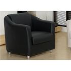 Poltrona Tilla Corino Preto - Nay Estofados