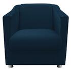 Poltrona Tilla Recepção Azul Marinho