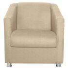 Poltrona Tilla Suede Bege