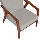 Poltrona Tosar Ii Amêndoa E Cinza