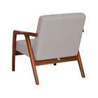 Poltrona Tosar Ii Amêndoa E Cinza