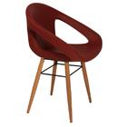 Poltrona Tramontina Delice Concreto Base Madeira