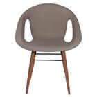 Poltrona Tramontina Delice Concreto Base Madeira