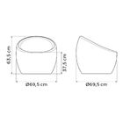 Poltrona Tramontina Oca Polietileno Laranja Caqui