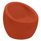 Poltrona Tramontina Oca Polietileno Laranja Caqui