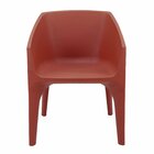 Poltrona Tramontina Paco Polietileno Laranja Caqui