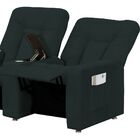 Poltrona Tripla Reclinável Para Cinema Jetta Mx9 Veludo Verde