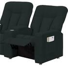 Poltrona Tripla Reclinável Para Cinema Jetta Mx9 Veludo Verde