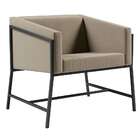 Poltrona Truman Suede Bege