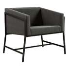 Poltrona Truman Suede Grafite