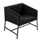 Poltrona Truman Suede Preto