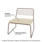 Poltrona Tube 66 Cm - Corten/crú