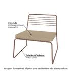 Poltrona Tube 66 Cm - Corten/moca