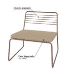 Poltrona Tube 66 Cm - Corten/moca