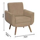 Poltrona Turim - Bege