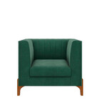 Poltrona Turquia Pés De Madeira Rev 1036 Konfort Móveis