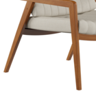 Poltrona Uxuá Areia - Tebarrot