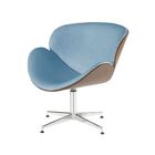 Poltrona Vancouver 01 Lugar Base Giratória Azul Bb